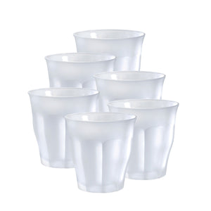 Picardie - Froasted glass cup 25 cl (Set of 6)
