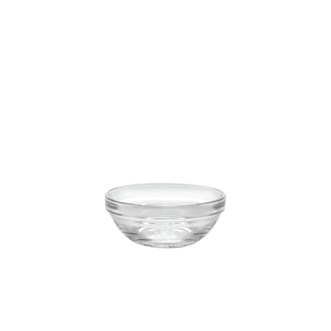 Lys - Stackable clear glass saucer