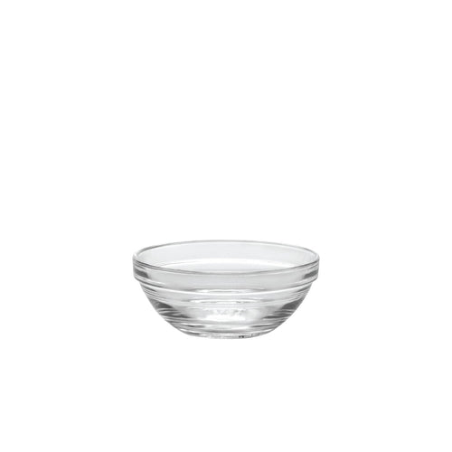 Lys - Stackable clear glass saucer