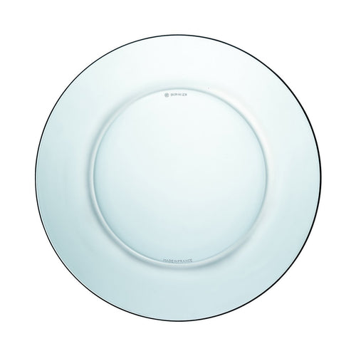Lys - Clear glass dinner plate 23,5 cm (Set of 6)