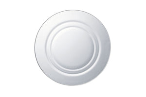 Lys - Clear glass soup plate 23 cm (Set of 6)