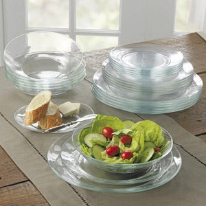 Duralex Lys - Clear glass calotte soup plate (Set of 6) Lys - Clear glass calotte soup plate (Set of 6)