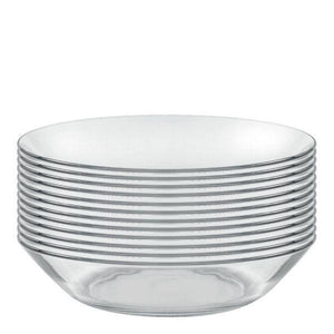 Duralex Lys - Clear glass calotte soup plate (Set of 6) Lys - Clear glass calotte soup plate (Set of 6)